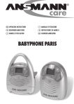 Ansmann Babyphone Paris