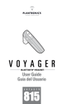 Plantronics Voyager 815 Bluetooth Headset