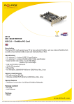 DeLOCK USB 2.0 + FireWire PCI Card