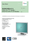 Fujitsu SCENICVIEW Series A17-3