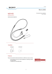 Sony MDRNE3BLA Neckstrap style headphones