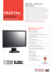 Viewsonic Value Series 22" VA2216w LCD