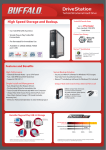 Buffalo DriveStation - External Hard Drive - 500GB