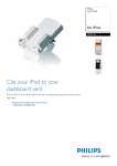 Philips Auto Cradle for iPod