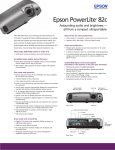 Epson PowerLite 82c