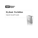 Western Digital My Book Pro Edition - 250GB