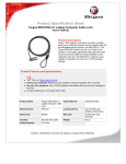 Targus DEFCON CL Laptop Computer Cable Lock