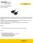 StarTech.com 18in DVI-D Single Link Cable - M/M