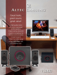 Altec Lansing VS2421 Multimedia Speaker System