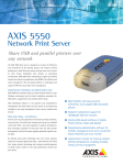 Axis 5550 Network Print Server