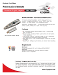 Keyspan USB Presentation Remote