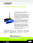 Linksys WCG200 Cable Gateway