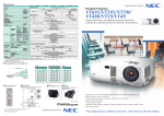 NEC VT490 LCD Projector