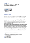 Dynamode 3 Parallel Ports 10/100mbps Print Server