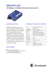 Dynamode 10/100Base to 100Base Fibre Optic Converter SC