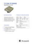 Dynamode 10/100/1000Mbps Gigabit Media Converter