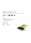 Conceptronic 300Mbps 11n Wireless PC Card