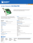 Juniper 1 port v.92 Mini Physical Interface Module