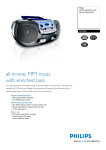Philips CD Soundmachine w/ Dynamic Bass Boost