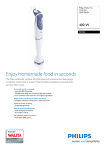 Philips RI1363 400W Hand blender