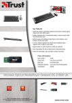 Trust Wireless Optical MediaPlayer Deskset DS-3700R UK
