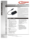 Typhoon Bluetooth™ USB Host Printer Adapter