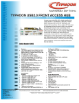 Typhoon USB2.0 Front Access HUB