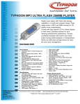 Typhoon MP3 Ultra Flash 256MB Player