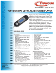Typhoon MP3 Ultra Flash 128MB Player