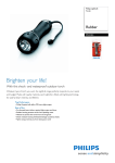 Philips LightLife SFL3461 Waterproof Flashlight