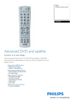 Philips SRU2040 Universal remote control