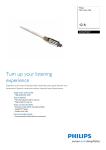 Philips SWA3714W 12 ft Fiber optic cable