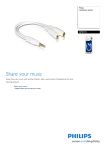 Philips Headphone splitter SJM2115