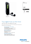 Philips SA2315 1GB* Digital MP3 player