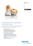 Philips SCD589 DECT baby monitor
