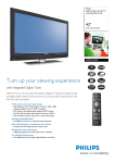 Philips widescreen flat TV 42PFL5522D