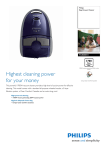 Philips Expression Vacuum cleaner with bag FC8600/01