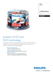 Philips DR4S6B50F 4.7GB / 120min 16x DVD+R