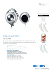 Philips SHS4701 Earclip Headphones