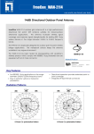 LevelOne 14dBi Directional Outdoor Panel Antenna