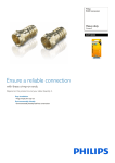 Philips SWV2034 Heavy-duty Crimp-on RG59 connectors