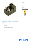 Philips SWV2020NB Push-on Indoor Balun transformer