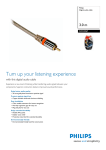 Philips SWA3567 3.0 m Digital audio cable