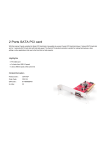 Conceptronic 2 Ports SATA PCI card