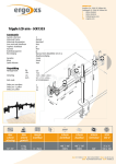 ErgoXS Tripple LCD arm