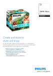 Philips CD-R 52x 700MB / 80min LS Color JC(10)
