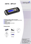 ODYS MP3 Player MP3-S7 512 MB