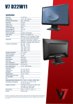 V7 22" Widescreen LCD D22W11