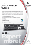 Logitech UltraX Premium Keyboard, US International