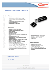 Typhoon Bluetooth USB Dongle Class 2 EDR